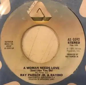  RAY PARKER JR. / A WOMAN NEEDS LOVE