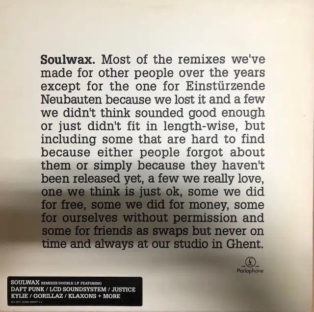 SOULWAX / MOST OF THE REMIXES