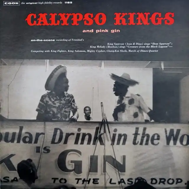 VARIOUS (MIGHTY SPARROW) ‎/ CALYPSO KINGS AND PINK GIN