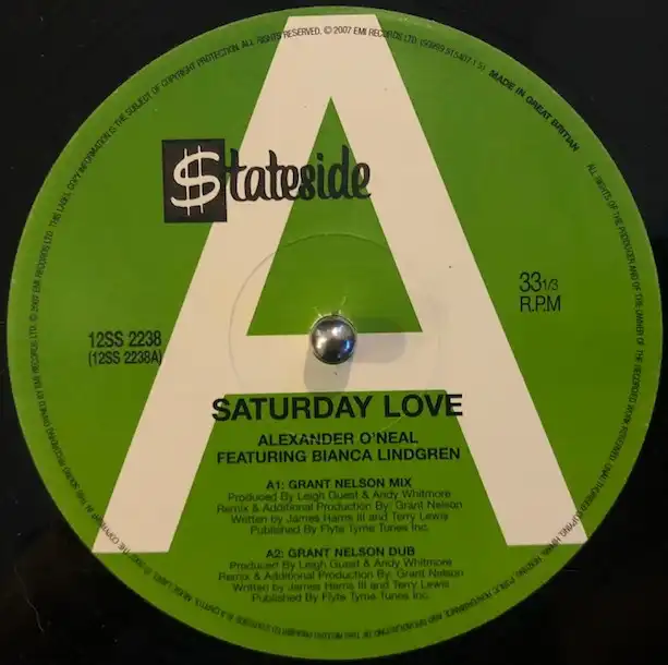 ALEXANDER O’NEAL FEAT. BIANCA LINDGREN / SATURDAY LOVE 