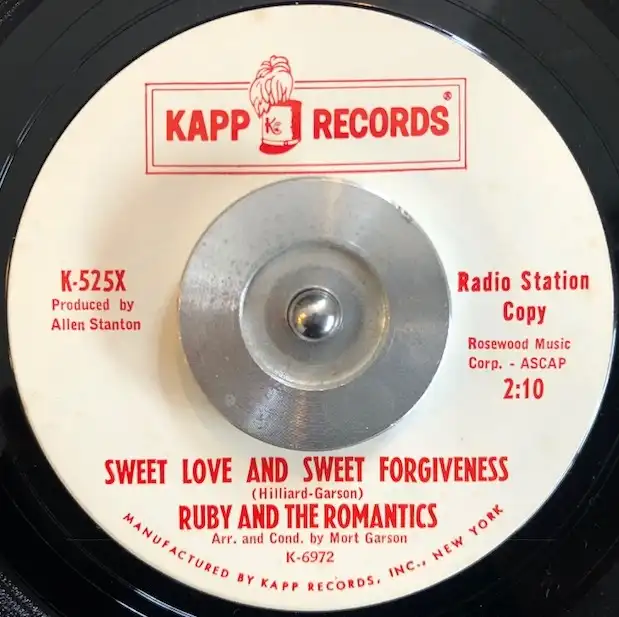 RUBY AND THE ROMANTICS / SWEET LOVE AND SWEET ／ MY SUMMER LOVE