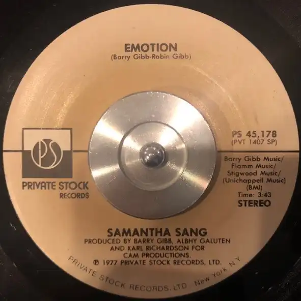 SAMANTHA SANG / EMOTION