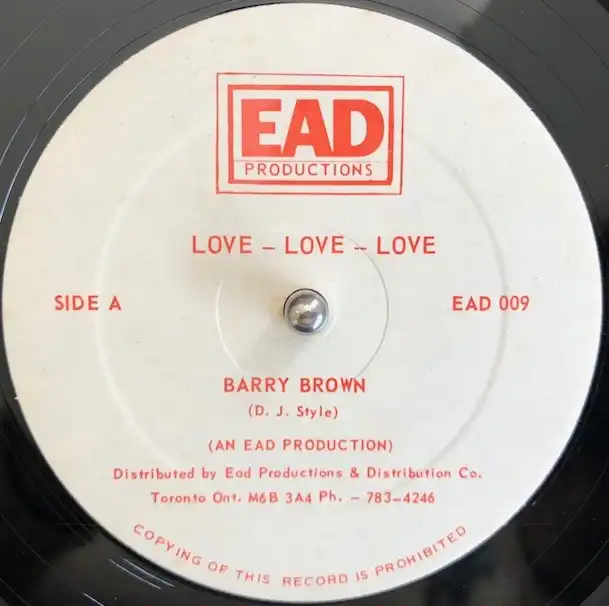 BARRY BROWN / LOVE LOVE LOVE
