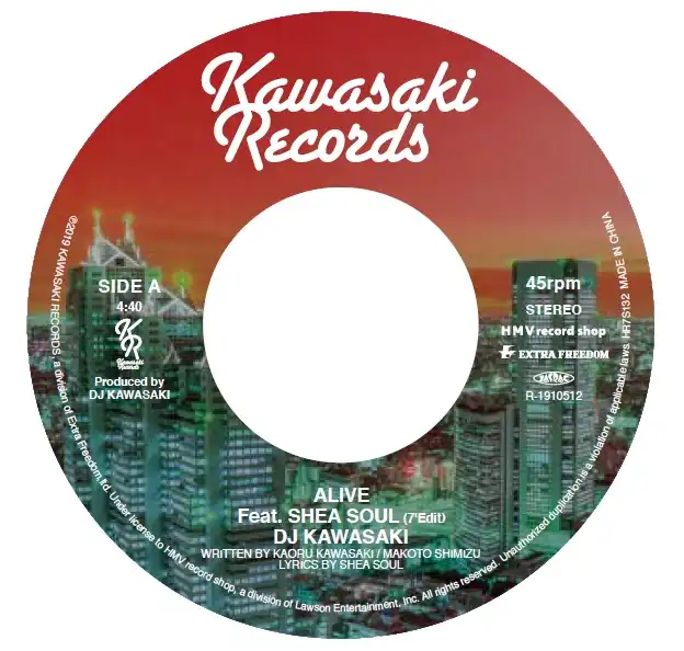 DJ KAWASAKI / ALIVE FEAT. SHEA SOUL