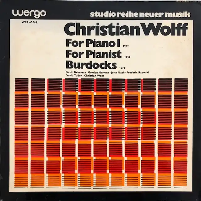 CHRISTIAN WOLFF / FOR PIANO I