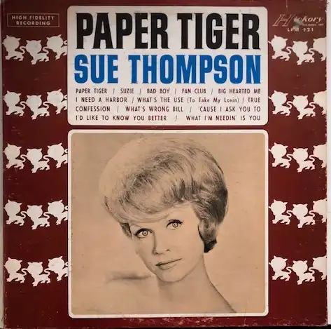 SUE THOMPSON / PAPER TIGERのアナログレコードジャケット (準備中)