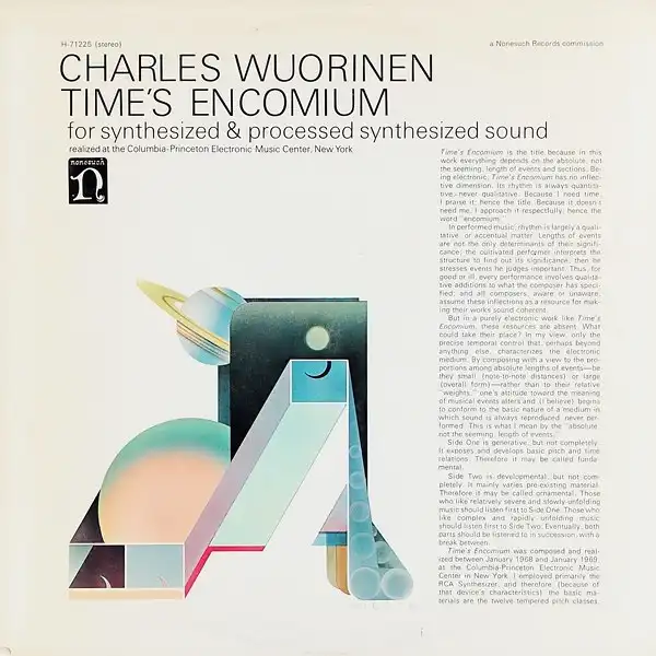 CHARLES WUORINEN / TIME'S ENCOOMIUMΥʥ쥳ɥ㥱å ()