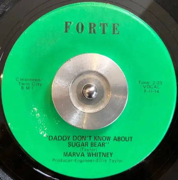 MARVA WHITNEY / DADDY DONT KNOW ABOUT SUGAR BEAR