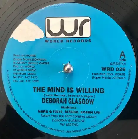 DEBORAH GLASGOW / MIND IS WILLING