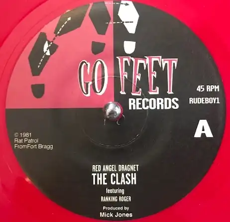 CLASH FEATURING RANKING ROGER &#8206;/ RED ANGEL DRAGNETのアナログレコードジャケット (準備中)