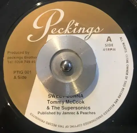 TOMMY MCCOOK & THE SUPERSONICS ‎/ SWEET LORNA
