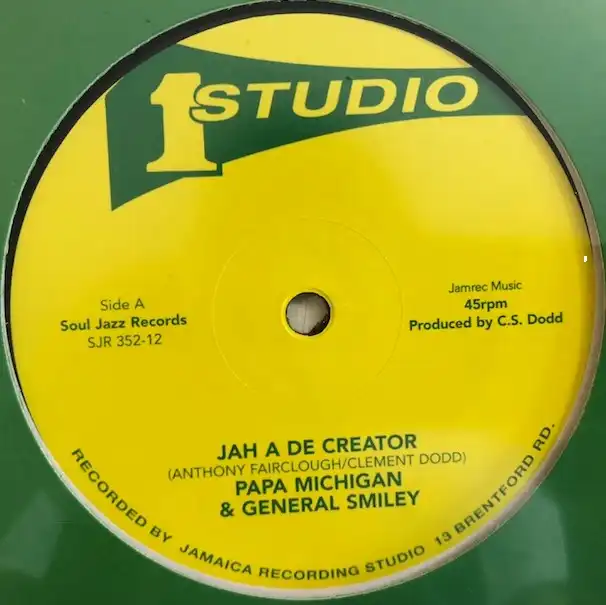 PAPA MICHIGAN & GENERAL SMILEY / JAH A DE CREATOR [12inch - SJR352 