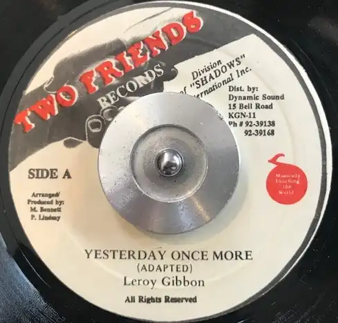 LEROY GIBBON ‎/ YESTERDAY ONCE MORE