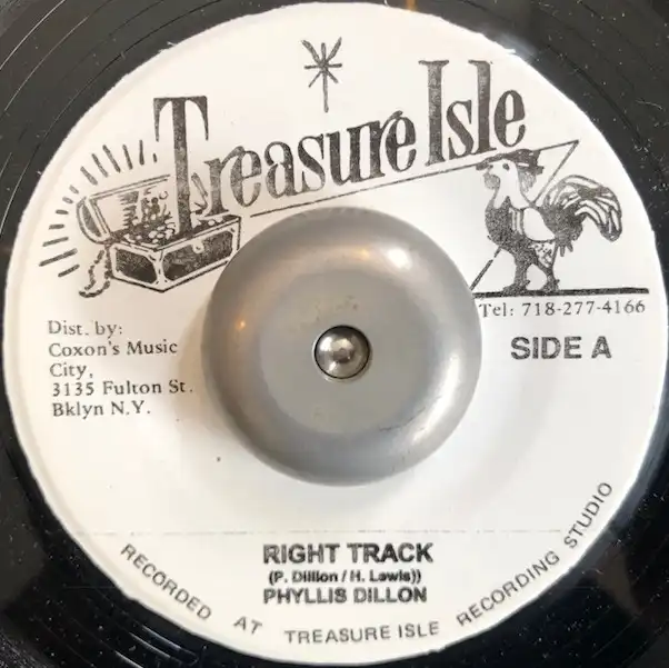 PHYLLIS DILLON ‎/ RIGHT TRACK  ROCKSTEADY