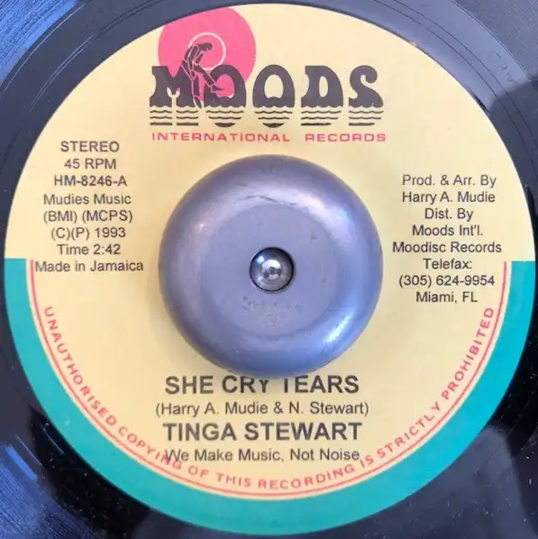 TINGA STEWART ‎/ SHE CRY TEARS