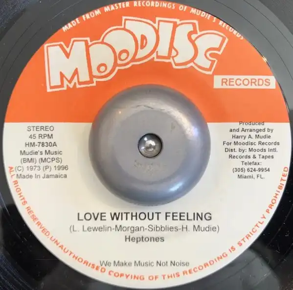 HEPTONES ‎/ LOVE WITHOUT FEELINGΥʥ쥳ɥ㥱å ()