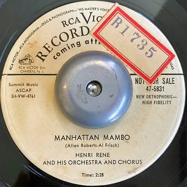 HENRI RENE AND HIS ORCHESTRA / MANHATTAN MAMBO／PLEASE,PLEASE 