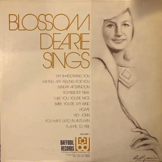 BLOSSOM DEARIE / BLOSSOM DEARIE SINGS VOLUME I