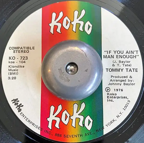TOMMY TATE / IF YOU AIN'T MAN ENOUGHREVELATION