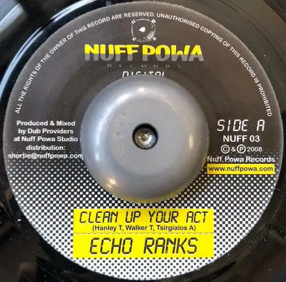 ECHO RANKS ‎/ CLEAN UP YOUR ACT