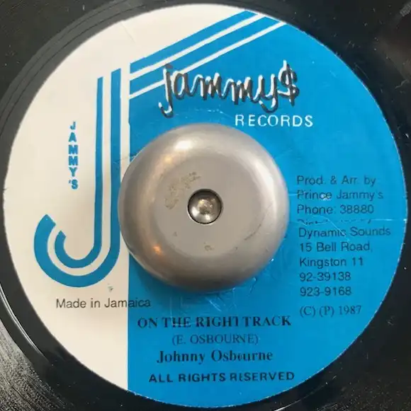 JOHNNY OSBOURNE / ON THE RIGHT TRACKのアナログレコードジャケット (準備中)