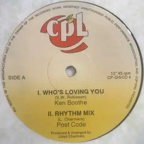 KEN BOOTHE  / WHO’S LOVING YOU ／ NEVER NEVER