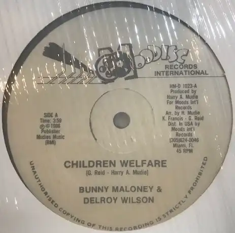 BUNNY MALONEY & DELROY WILSON ‎/ CHILDREN WELFAREΥʥ쥳ɥ㥱å ()