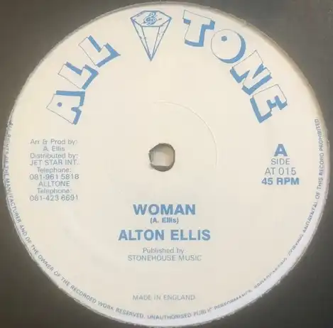 ALTON ELLIS ‎/ WOMAN  LET HIM TRY  MERRY X-MAS JAMAICAN