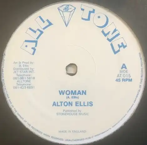 ALTON ELLIS ‎/ WOMAN ／ LET HIM TRY ／ MERRY X-MAS JAMAICAN