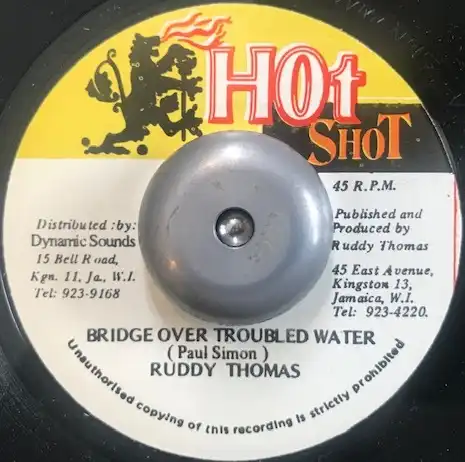 RUDDY THOMAS ／ ACKEE MAN &#8206;/ BRIDGE OVER TROUBLED WATER ／ GIRLS DEM MANのアナログレコードジャケット (準備中)