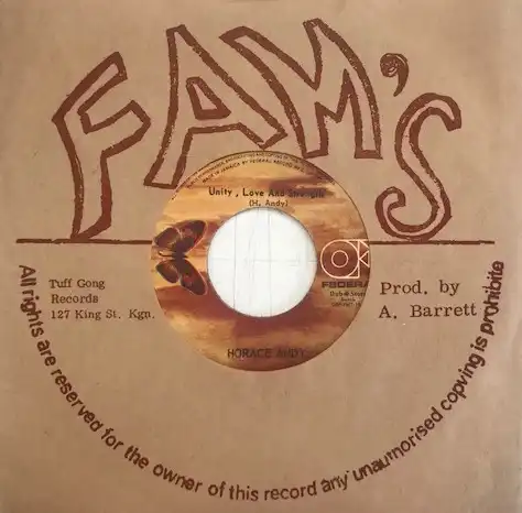 HORACE ANDY ‎/ UNITY, LOVE AND STRENGTH ／ I STAND BEFORE YOU 