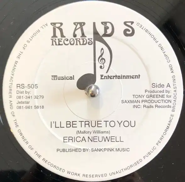 ERICA NEUWELL ‎/ I'LL BE TRUE TO YOU  TRUE CONFESSION