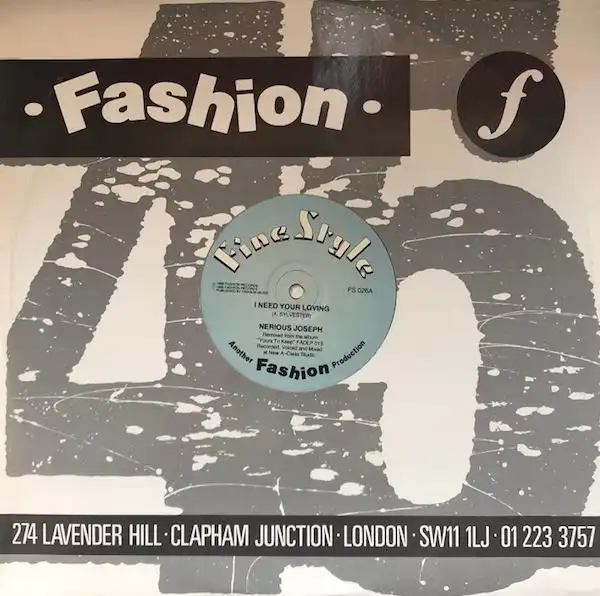 NERIOUS JOSEPH ‎/ I NEED YOUR LOVING ／ GUIDANCE