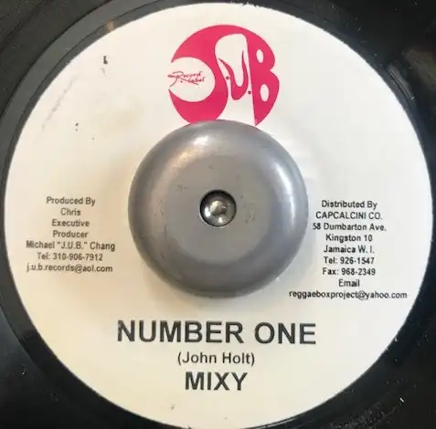 MIXY / NUMBER ONEのアナログレコードジャケット (準備中)
