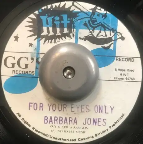 BARBARA JONES / FOR YOUR EYES ONLY