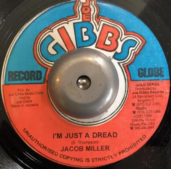 JACOB MILLER  JOE GIBBS & THE PROFESSIONAL / I'M JUST A DREAD  NATTY ONE 