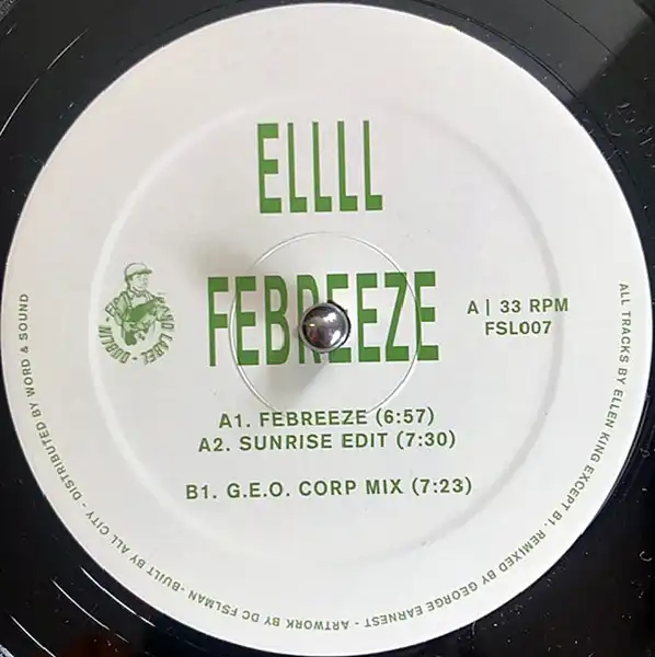 ELLLL / FEBREEZEのアナログレコードジャケット (準備中)