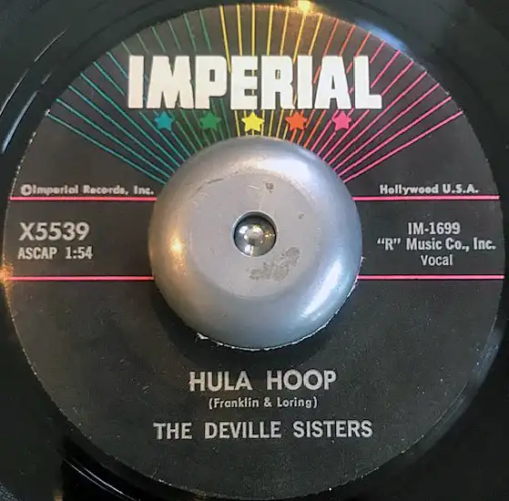 DEVILLE SISTERS ‎/ HULA HOOP／DEEP IN LOVE