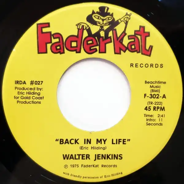 WALTER JENKINS / BACK IN MY LIFE