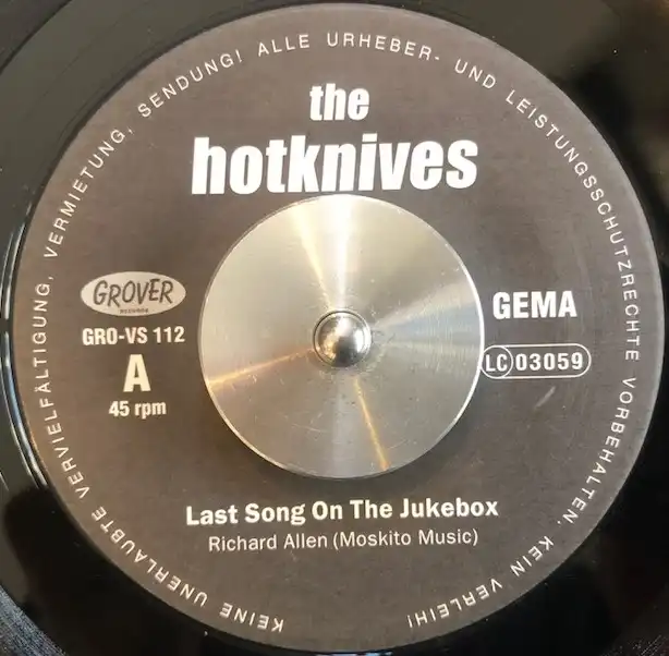 HOTKNIVES / LAST SONG ON THE JUKEBOXΥʥ쥳ɥ㥱å ()