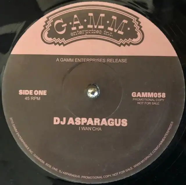 DJ ASPARAGUS / I WAN'CHA  FUNK FOR ME