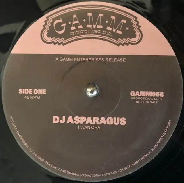 DJ ASPARAGUS / I WAN'CHA ／ FUNK FOR ME