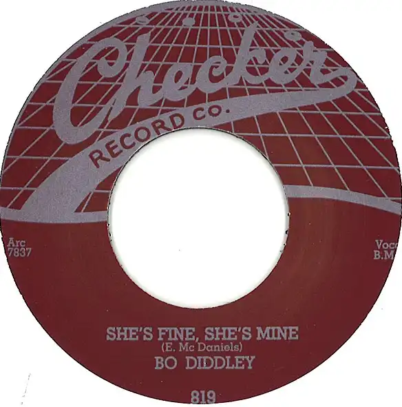 BO DIDDLEY / SHE'S FINE, SHE'S MINE  I AM LOOKING FOR A WOMAN