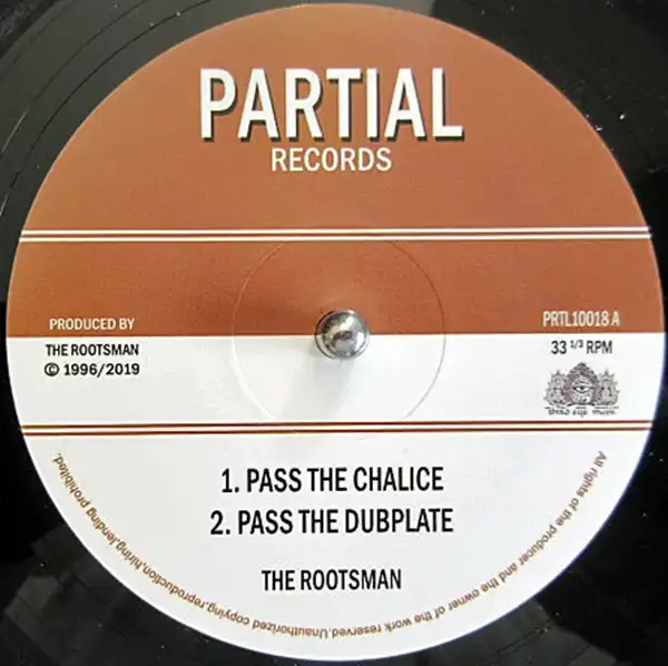 ROOTSMAN / PASS THE CHALICE／TRIBAL DERVISH
