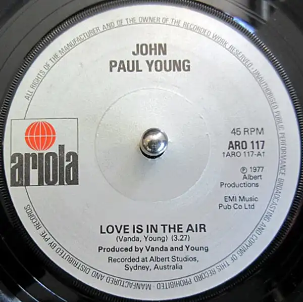 JOHN PAUL YOUNG / LOVE IS IN THE AIR