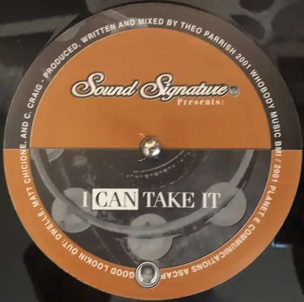THEO PARRISH / I CAN TAKE IT