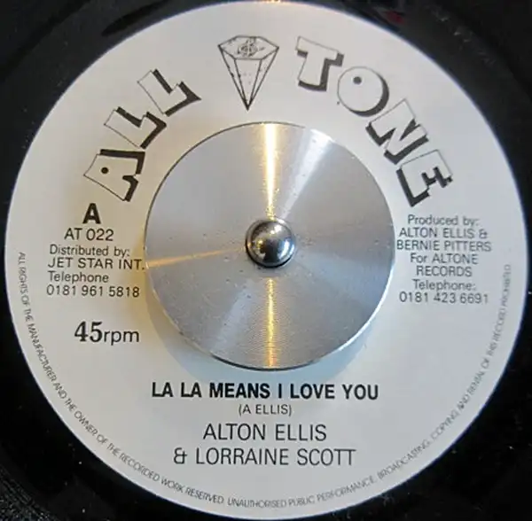 ALTON ELLIS & LORRAINE SCOTTRICHARD (I) SAX HOWSE / LA LA MEANS I LOVE YOULA LA LOVEΥʥ쥳ɥ㥱å ()