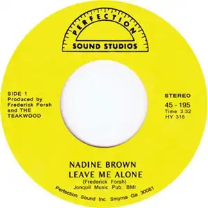 NADINE BROWN / LEAVE ME ALONE
