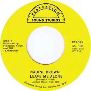 NADINE BROWN / LEAVE ME ALONEΥʥ쥳ɥ㥱å ()