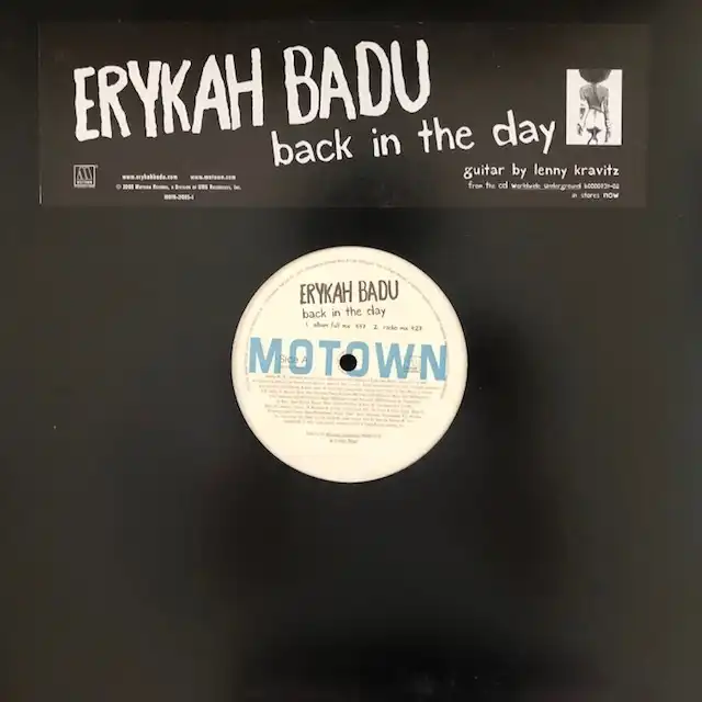 ERYKAH BADU / BACK IN THE DAY